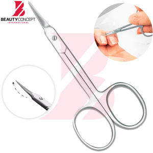Ciseaux à cuticules professionnels en acier inoxydable à pointe extra fine pour une coupe précise, outils de soin de beauté pour manucure et pédicure - Product Image 3