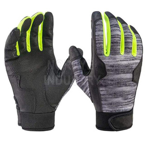 New Style Hot Selling Long <b>Cuff</b> <b>Leather</b> Baseball Batting Gloves Best Quality Heavy-Duty Training Gloves Infield Outdoor High - Product Image 1