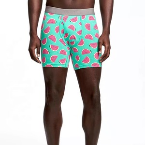 Custom Logo Men <b>Boxer</b> Briefs Cotton Spandex Underwear OEM Wholesale Breathable Soft <b>Trunks</b> Custom Logo Athletic Underpants - Product Image 4