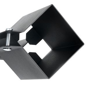 4-Pack Fence <b>Post</b> Anchor Ground <b>Spike</b> 36 X 4 X 4 Inches Outer Diameter 3.5 X 3.5 Inches Inner Diameter Metal Black Powder - Product Image 3
