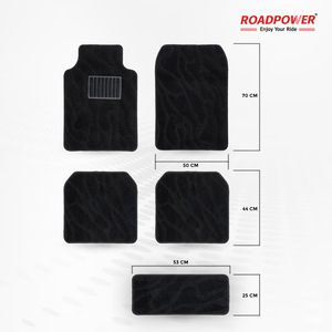 ROADPOWER (RP-MAT-188) Tapis de sol universels pour voiture, 5 pièces, de qualité supérieure, pour sièges avant et arrière, protège le véhicule de la saleté - Product Image 5