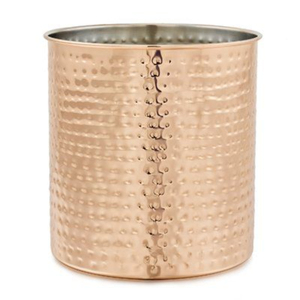 Nouveau style – Support à couverts rond en métal doré – Organisateur d'ustensiles décoratif pour table – Rangement de cuisine – Caddie de service pour couverts - Product Image 3