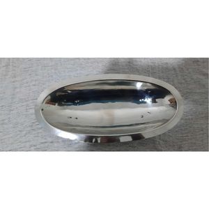 Plateau décoratif rectangulaire de luxe en métal martelé argenté, finition miroir, en acier inoxydable, pour apéritifs et boissons de fête - Product Image 5