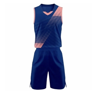 Maillots de basket-ball unisexes pour adultes de qualité OEM, personnalisables avec logo imprimé par transfert thermique, anti-bactériens, séchage rapide - Product Image 1