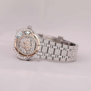 Reloj de Diamantes Moissanite de Alta Calidad para Hombre, Completamente Cubierto con Piedras VVS - Product Image 3