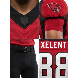 Conjunto de Uniforme de Fútbol Americano Personalizado para Hombre, Corte Profesional, Ropa Deportiva con Etiqueta Privada, Hecho de Poliéster y Elastano - Product Image 4