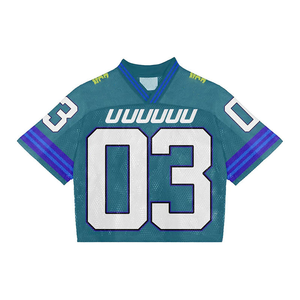 Camisetas de Fútbol Personalizadas con Logotipo, Corte Cuadrado, Malla de Poliéster, Estilo Urbano, Sublimación, Impresión en Serigrafía, Vintage, Talla Grande para Hombre - Product Image 6