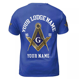 Camiseta 3D Personalizada con Nombre de Logia Masónica, Francmasonería, Tallas S-5XL, Camisetas Masónicas de Manga Corta Hechas a Medida de Alta Calidad - Product Image 6