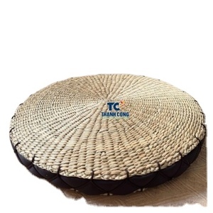 Respetuoso con el medio ambiente SEAGRASS POUF Pedidos a granel con POUF RÚSTICO SEAGRASS Venta al por mayor OEM Vietnam Mejor precio Exportación rápida - Product Image 1