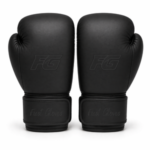 Gants de boxe en cuir PU personnalisés avec logo OEM, pour entraînement et sparring, évacuation de l'humidité, séchage rapide, légers, fermeture auto-agrippante - Product Image 6