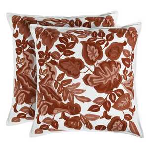 Boho Embroidered Pillow <b>Cover</b> | Indian Ethnic Design Cushion Case | Decorative <b>Throw</b> Pillow <b>Cover</b> for Couch, <b>Sofa</b>, Bed | Designe - Product Image 3