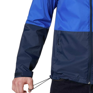 Veste coupe-vent classique légère pour homme, à capuche, fermeture éclair intégrale, pour voyage, extérieur, décontractée, résistante au vent, logo personnalisé - Product Image 3