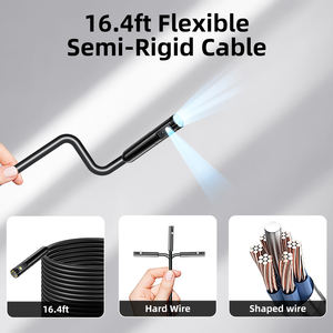 Cámara Endoscópica Industrial a Prueba de Agua con Pantalla de 4.5 Pulgadas, Precio de Fábrica, Tubo Flexible de 8mm, Batería de Litio de 2500mAh, Hecho en Guangdong - Product Image 3