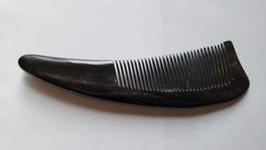 Peigne à cheveux en terre cuite naturelle de qualité supérieure, fait main, imperméable, taille personnalisée, poli, américain, biodégradable, respectueux de l'environnement - Product Image 5