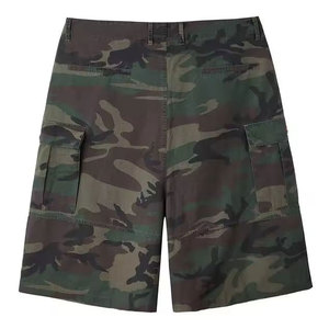 Pantalones Cortos Deportivos para Hombre, de Cintura Alta, de Lona Transpirable, con Cierre de Cordón, Tejidos, Casuales, con Logotipo Frontal, 100% Algodón - Product Image 2