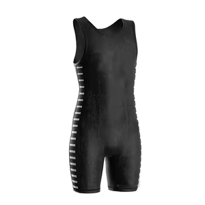 New Arrival Stretchable <b>Singlets</b> Low Price Top Quality Men Wrestling <b>Singlet</b> Lightweight Fabric Sublimation <b>Weightlifting</b> Suits - Product Image 5