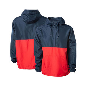 <b>Pullover</b> Waterproof Polyester Winter Windbreaker <b>Men</b> <b>Jacket</b> with Letter Pattern Customizable Wholesale Windbreaker <b>Jacket</b> - Product Image 4