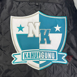 Chaqueta bomber satinada de dos tonos de alta calidad personalizada para hombre, chaqueta bomber satinada de alta calidad, chaquetas para hombre, chaqueta Letterman para hombre - Product Image 3