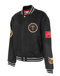 เสื้อแจ็คเก็ตวูลวาร์ซิตี้สีดำของทีมเดนเวอร์ นักเก็ตส์ - Product Image 2