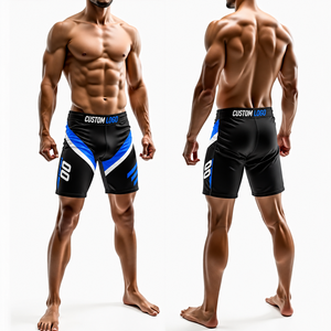 Pantalones Cortos de Lucha MMA Elite Personalizados, Unisex, Sublimados, para Entrenamiento de BJJ y Grappling, Elásticos, Transpirables, Ligeros y de Secado Rápido - Product Image 2