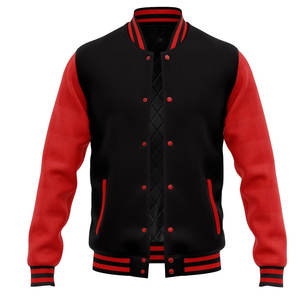 Chaquetas Universitarias Personalizadas con Logotipo para Hombre, Tallas Grandes, Estilo Urbano, Chaqueta Universitaria Lisa con Letras, Ropa Varsity al por Mayor - Product Image 2