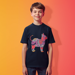 เสื้อยืดเด็กผู้ชาย ผ้าฝ้าย นุ่ม สบาย ใส่ได้ทุกวัน รับผลิตแบบ OEM ODM - Product Image 4