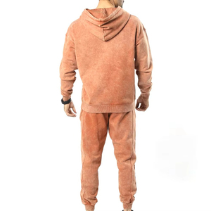 Chándal con Lavado Ácido Personalizado, OEM/ODM, Alta Calidad, Precio de Fábrica, Ligero, Suave, Duradero, Cómodo, Ropa Deportiva Informal - Product Image 4