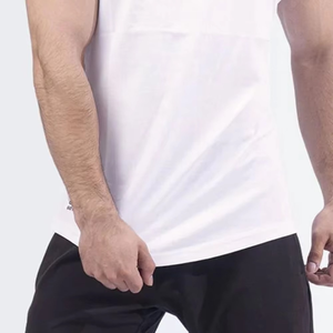 เสื้อกล้ามผ้าฝ้ายใส่สบายขายดีสำหรับผู้ชายใส่ออกกำลังกาย / เสื้อกล้ามผู้ชายปักลายโลโก้ - Product Image 5