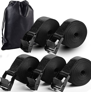 Sangles d'arrimage rétractables Provina en polyester avec boucle à came, résistance à la rupture de 800 kg, taille et couleur personnalisées, pour moto et toit - Product Image 4