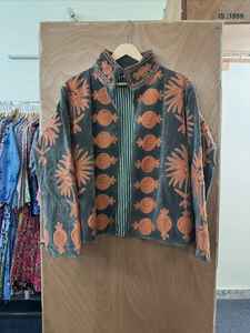 Women's Floral Embroidery Velvet <b>Jacket</b> Inside Cotton Fabric Boho <b>Hippie</b> Short <b>Jacket</b> Overcoat Wholesale Suzani <b>Jacket</b> - Product Image 3