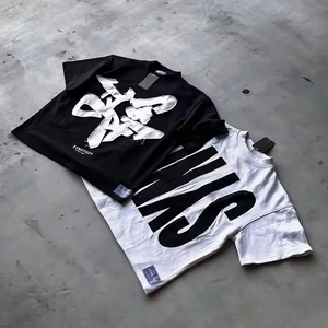 T-shirt pour homme uni, style décontracté, couleur unie, 100% coton, respirant, anti-rides, écologique, de haute qualité - Product Image 1