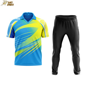 ชุดกีฬาคริกเก็ตขายดี ดีไซน์ยอดเยี่ยม รับสกรีนโลโก้ตามแบบที่ต้องการ หลากหลายสี ผลิตจากโพลีเอสเตอร์ 100% แห้งเร็ว - Product Image 6