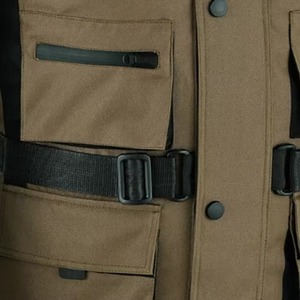 Nouvelle veste de moto personnalisée coupe-vent imprimée, tissu Cordura, protection, équipement de performance, manches longues, couleur personnalisée - Product Image 6