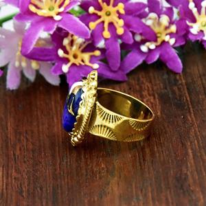 Natural Purple Oyster Turquoise Gemstone <b>Ring</b> Handmade 925 Sterling Silver Gemstone <b>Ring</b> Boho Statement Jewelry Gift For <b>Men</b> - Product Image 5