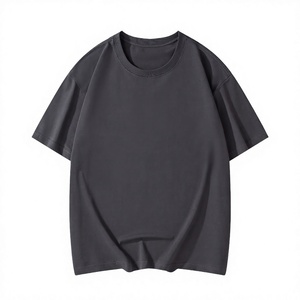 T-shirt surdimensionné personnalisé en coton premium, tricoté sur le devant, unisexe, style streetwear, impression numérique, marque privée, OEM, vente en gros - Product Image 3