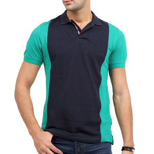 Two Tone Contrast Color Cotton Mesh Polo T <b>shirts</b> Cheap Price Casual Outerwear Supplier Bulk Discount Embroidered Polos For <b>Men</b> - Product Image 1