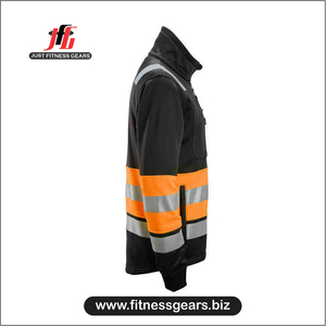 Safety <b>Jacket</b> Work Wear Factory Construction Reflective <b>Softshell</b> Hooded Winter <b>High</b> <b>Visibility</b> Regular Size Security <b>Jackets</b> - Product Image 4