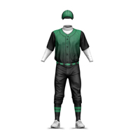 Ensembles d'uniformes de baseball sportifs imprimés respirants ODM pour unisexe, style unique de haute qualité du Pakistan, manches courtes, grandes tailles