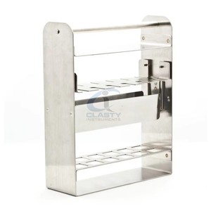 CLASTY <b>Stainless</b> <b>Steel</b> Surgical Instrument <b>Rack</b> for Surgical Room Manual Use CE Certified Class I - Product Image 2