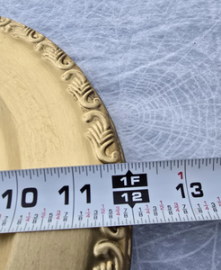 Platos Decorativos para Mesa de Boda, Ecológicos, de Metal Dorado, 25 Piezas MOQ, Precios Económicos al por Mayor - Product Image 5