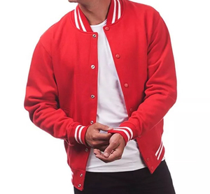 Baseball Varsity College Letterman Fleece Jacket High Quality Polyester & Cotton Varsity Baseball Jacket for <b>Men</b> Manufacturer - Product Image 5