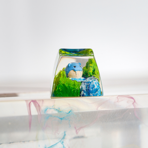 Teclas Artesanales Bosque Místico, Teclas Artesanales Personalizadas, Teclas Anime Lindas, Teclas Verdes, Juego de Teclas, Teclas de Madera - Product Image 4