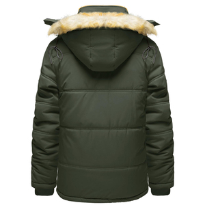 Veste matelassée légère à capuche pour homme, résistante à l'eau, coupe-vent, fermeture éclair solide, vêtements d'extérieur pour l'hiver, sport, streetwear - Product Image 2