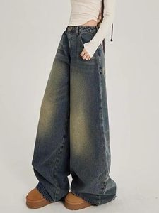 Jeans Anchos de Cintura Alta para Mujer, Corte Holgado, Estilo Casual - Product Image 2