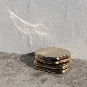 Contemporary Luxury Metal Coaster Suitable For Dining Rooms Living Areas Office <b>Desks</b> Cafes And Boutique Hotel Decorations - Product Image 3
