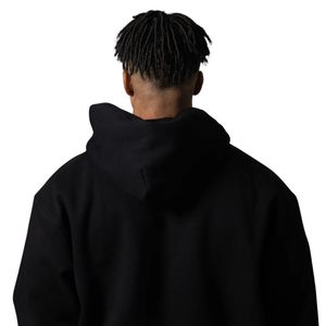 Sweat-shirt à capuche Varsity noir pour homme, en molleton épais, à manches longues, décontracté, athlétique, streetwear, pour la gym et l'entraînement - Product Image 5