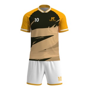 ชุดกีฬาผู้ชายใส่สบาย ชุดฟุตบอล โพลีเอสเตอร์ 100% ชุดฟุตบอลสั่งทำพิเศษสำหรับผู้ชาย - Product Image 5