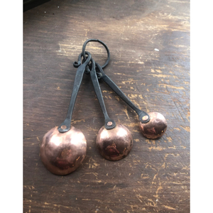 Simple Design Set of 3 <b>Measuring</b> <b>Spoon</b> Manufacturer Of Copper <b>Measuring</b> <b>Spoon</b> With Long Black Color Handle Vintage Stylish Set - Product Image 4