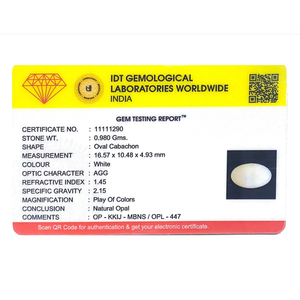 Natural White Opal 4.9 Carat Certified Raw Gemstone Wholesale Lot - Product Image 4
