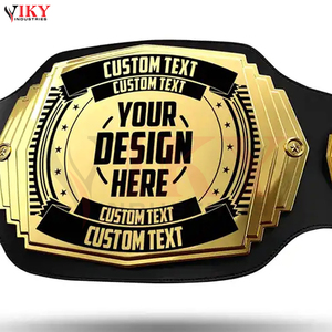 Crea tu propio logo, cinturón a precio económico, ligero, duradero, para lucha libre, boxeo, artes marciales mixtas, cinturones de campeonato para niños, cinturones para adultos. - Product Image 2